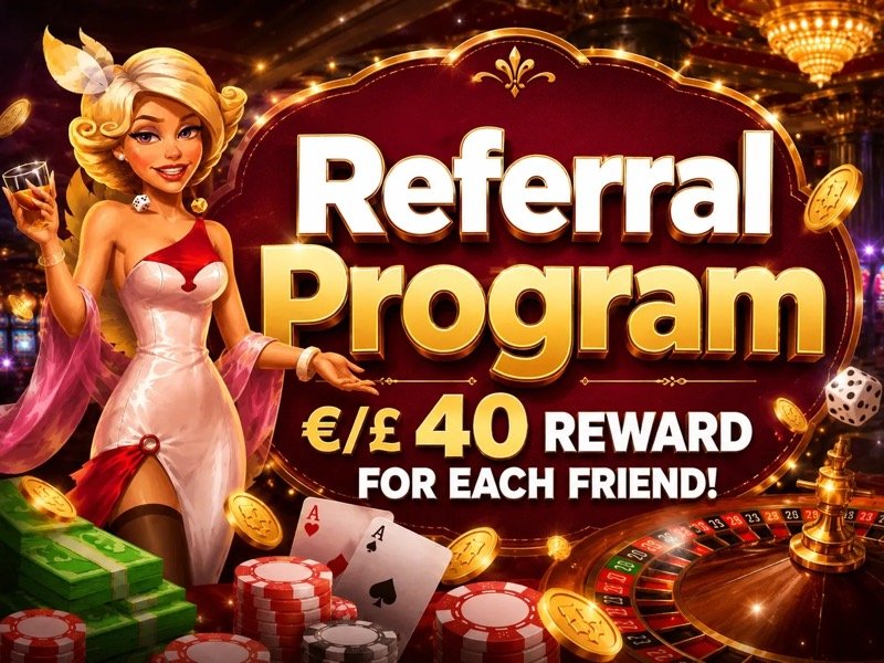 Slotlair referral programme banner offering £40 for each friend, shown in the Slotlair bonus analysis